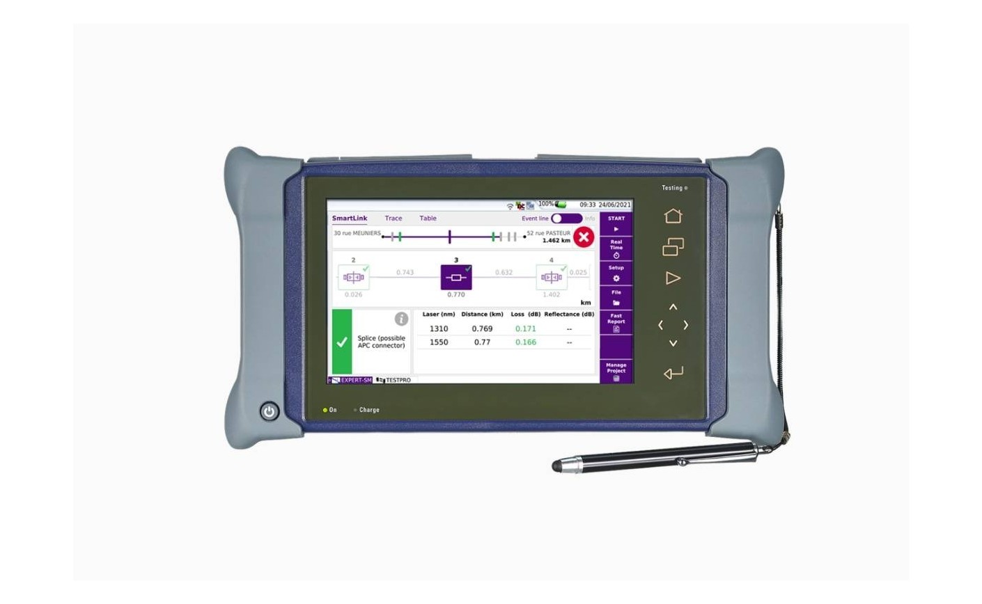 Plataforma de pruebas de fibra óptica MTS-4000 V2 de VIAVI